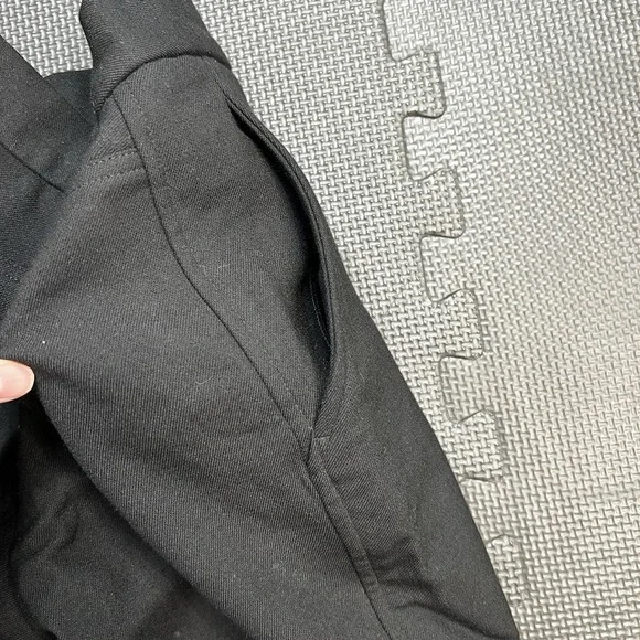 Ralph Lauren Purple Label Wool High Waist Dress Pants Black Sz 6 Button Pant Hem - Picture 11 of 16